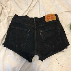 Black Levi shorts